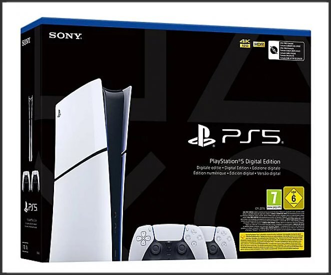 SONY PlayStation®5 - Digital-Edition - 2x DualSense® Wireless-Controller Bundle