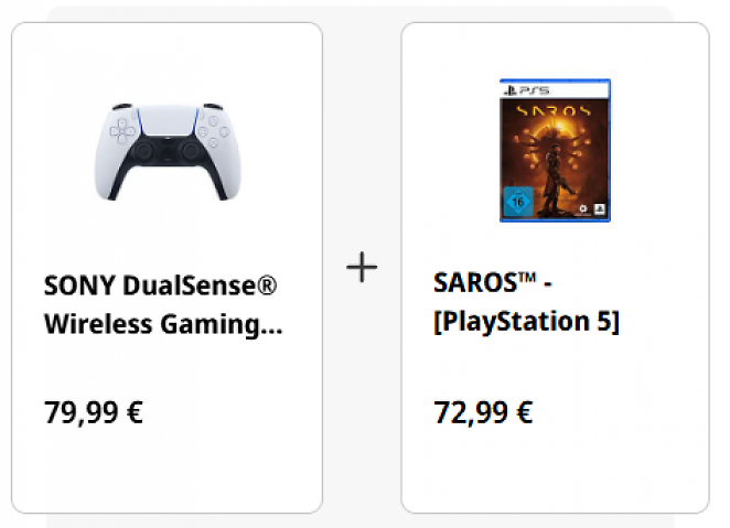 PS5-Controller Sony Dualsense Wireless + Saros