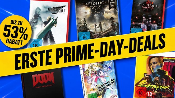 Frühe Prime-Day-Gaming-Deals für Nintendo Switch 2, PS5, Xbox und PC