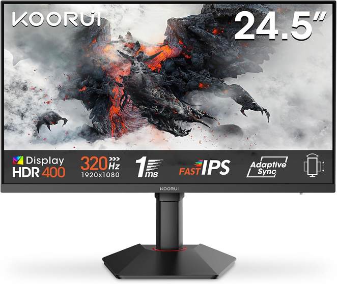 Koorui G2511E, 25 Zoll, 1.920 × 1.080, IPS, 320 Hz