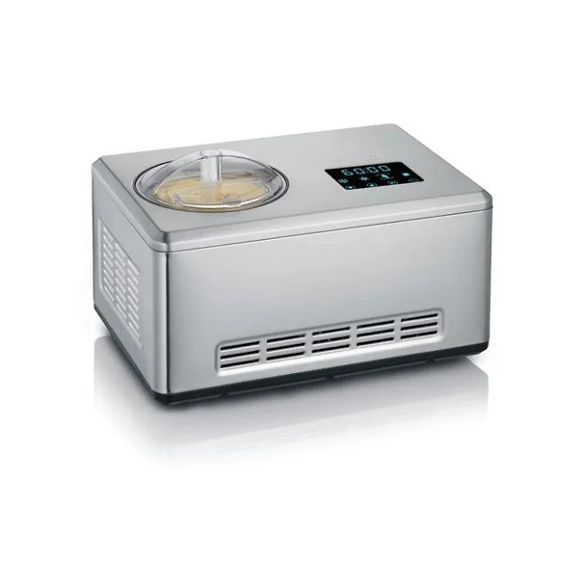 Severin EZ 7406 Eismaschine mit Kompressor 2l + zusätzlichem Behälter