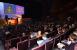 Auditorium: Per Fernbedienung können die Zuhörer der Diskussion am runden Tisch bei Blitzumfragen ihre Meinung beitragen.
