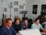 Genau aufgepasst: In trauter Runde bei der Präsentation von Unreal Tournament 2003 (von links nach rechts): Jay Wilbur (Epic), Christian Müller, Georg Valtin, Mark Rein (Epic).