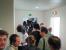 Die Türe zum Konferenzsaal öffnet sich - die Journalisten stürmen los, um Innenaufnahmen zu machen.