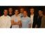 Die Moderatoren: Von links: Marc Möhrlin, Jörg Ernst, Michael Neudert, Hannes Appell, Carsten Konze, Etienne Gardé, Simon Krätschmer.