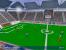 Das Holper-Spielfeld macht Pässe nicht unbedingt einfach - die völlig irre Kugel macht Pässe unmöglich.