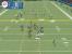Wohin damit? Kurt Warner unter Druck - die gelbe Linie markiert das First Down, die Buchstaben seine gut gedeckten Wide Receiver.