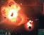 Auch wenn Star Wolves optisch nicht viel hermacht, die Explosionen sind gelungen.