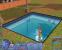 Ertrinken Ein Pool bringt viel Spaß. Nach spätestens 30 Stunden hat der schrumpelige Sim aber genug vom Planschen. Sie haben hoffentlich nicht vergessen, eine Leiter zu bauen. Geist: blau, hinterlässt Pfützen.