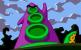 <strong>Purpur-Tentakel</strong> (Day of the Tentacle) - Diesen schrägen Bösewicht sollten Fans klassischer Point & Click-Adventures kennen. Purpur-Tentakel trinkt von einer verseuchten Quelle und verfällt prompt dem Größenwahn. Schließlich erhält er durch eine Mutation zwei Arme, wodurch er sich für zur Weltherrschaft berufen sieht. Ähmm, schon klar...