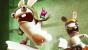 <strong>Raving Rabbids</strong> - Die verrückten Schreihälse (da freuen sich die Nachbarn!) müsste man schon in einem speziellen Käfig einsperren. Andernfalls würden die anarchischen Strolche die eigene Wohnung im Nu komplett verwüsten. Da sie gesellige Tiere sind, müsste man sich vermutlich eine komplette Bande anschaffen.