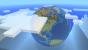 <strong>8</strong> - <strong>Erde</strong> - Unser Heimatplanet sah noch nie besser ... ähmm pixeliger aus. Nach Angaben des Schöpfers ist der blaue Planet genau 63,5 Blocks hoch. Der Durchmesser beträgt dabei stolze 127 Blocks. Zweifelsohne eine schöne und aufwendige Arbeit. 