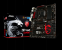 Schick in schwarz und rot gehalten: das MSI Z87-G45 für 130 Euro