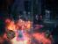 Saints Row 4 im Test: Mit einer Feuer-Aura entzünden wir alles und jeden, der uns zu nahe kommt. Eine praktische Superkraft, wenn ihr in die Ecke gedrängt werdet..