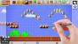 Mario Maker im Test: Die Hand ist im Grunde ein optisches Gimmick, da sie nur auf dem Fernsehbildschirm zu sehen ist. Im Bau-Modus schaut ihr ausschließlich nur auf das Touchpad.