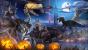 <strong>Halloween-Events</strong> sind in zahlreichen Spielen, insbesondere Online-Titeln, sehr beliebt. Ark: Survival Evolved wird etwa für die letzte Oktoberwoche um Kürbisse, Fledermäuse, Zombie-Dodos und einen blutroten Mond am Himmel in festliche Halloween-Stimmung versetzt. Halloween-DLCs werden auch in vielen anderen Spielen gern von den Entwicklern, oft kostenlos, zum Download angeboten.