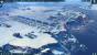 Anno 2205: Die rote Umrisslinien zeigen euch, wo die Wärmeversorgung für Wohngebäude in der Arktis sichergestellt ist.