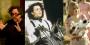 Links: Tim Burton bei den Dreharbeiten zu "Alice im Wunderland" (2010) / Mitte: "Edward mit den Scherenhänden" (1990) / Rechts: "Big Fish" (2003)