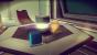 No Man's Sky im Test: Diese kleinen Interaktionsobjekte in Blau und Gelb spendieren meistens einen kleinen Bonus.