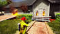 Firefighting Simulator: Bei diesem Hausbrand habt ihr verschiedene Zugangsmöglichkeiten - entweder durch die Vordertür oder durch die Garageneinfahrt.