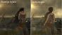 Tomb Raider: mit hohen Details kommt eine realtisichere Unschärfe und bessere Lichberechnung hinzu, auch die Texturen (rechts von Lara sowie die Kleidung) sind hochwertiger. Das Gras wirkt detaillierter.