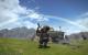 Ein Regenbogen in der Azim Steppe