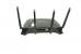 Netgear Nighthawk XR500: Dorsale Ansicht mit den fünf Gigbit-Ports, On/Off- und LED-Schalter