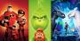 Filmplakate/Szenenbilder zu v. l. "Die Unglaublichen 2" (2018), "Der Grinch" (2018) und "Drachenzähmen leicht gemacht 3: Die geheime Welt" (2019)