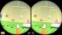 So sieht das Bild der Switch aus, wenn sie im VR-Dock steckt. Die Auflösung ist durch die Bildschirmteilung entsprechend gering.