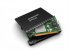 Eine geöffnete SATA-SSD. Die Technik ließe sich auch deutlich platzsparender umsetzen, was die inzwischen kaum mehr teureren M.2-SSDs beweisen.