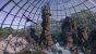 Da fliegt er: Die Pteranodons sind im neuen Gebäude, dem Aviarium untergebracht.