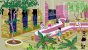 Das Adventure Romantic Encounters von 1987 ist quasi ein Bagger-Simulator. Es verzichtet fast komplett auf Grafik. Diese Bar ist eine der wenigen Ausnahmen. (Bild: Amiga) <br> <br> &nbsp;