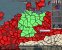 Einer gegen alle: So sieht die Übersichtskarte in Hearts of Iron aus, wenn Deutschland einen Krieg gegen sämtliche Nachbarländer anzettelt.<br> &nbsp;