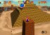 Die offen designten und sehr großflächigen Levels von Super Mario 64 sind 1996 eine Sensation und laden zum ausführlichen Erkunden ein. Hier ist Mario gerade in der Wüstenwelt unterwegs.