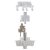 Aufbau eines mechanischen Switches am Beispiel eines Cherry MX-Clear
