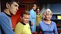 Shatner und Nimoy an der Seite von Majel Barrett, Gene Roddenberrys Ehefrau