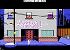 Larrys Abenteuer beginnt vor Leftys Bar. Es ist nicht ratsam, die Straße zu betreten, Larry kann auch am C64 auf unterschiedliche Art sterben.