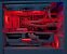 Mein Arbeits-PC mit roter LED-Farbe
