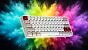 Newmen GM610 Gaming Tastatur Kabellos,60% Prozent Mechanische Bluetooth/2.4Ghz/Mit Kabel,61 Tasten RGB Beleuchtung Hot Swap Anti Ghosting TKL Mini QWERTY Keyboard für PC/Win/Mac,Rote Schalter Amazon Angebot