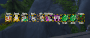 So sieht Clickable Raid Buffs im Spiel aus.