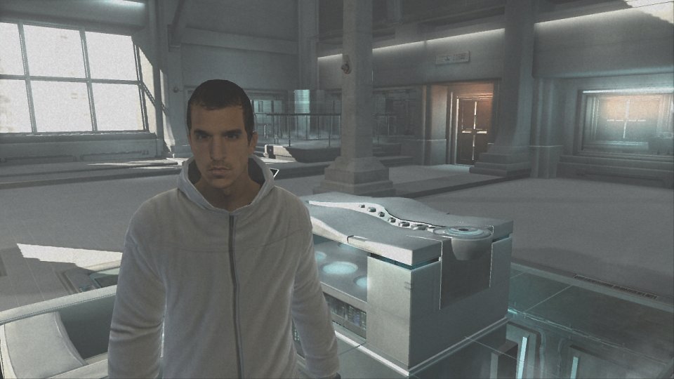 Desmond Miles vor dem Animus in Assassin's Creed 1