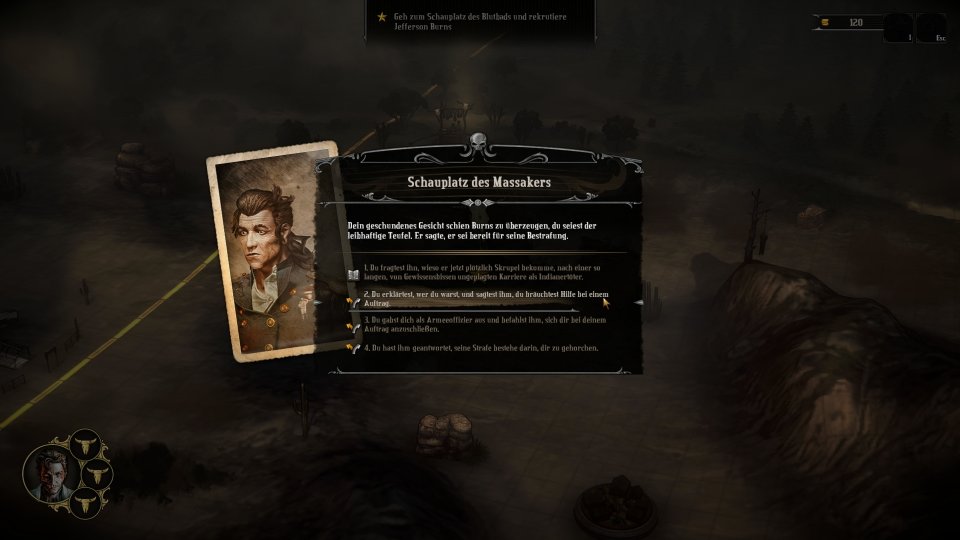 Alle Ereignisse in Hard West finden in Textform statt, sind gut geschrieben und manchmal angenehm knifflig.