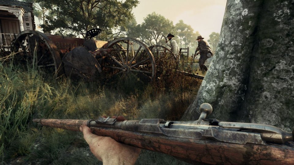 Für Hunt: Showdown sind mittlerweile über 15 verschiedene Erweiterungen erschienen. Die bringen regelmäßig neue Charaktere und Waffen ins Spiel.