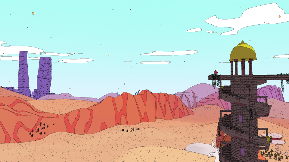 <strong>Ein Paradies für Entdecker:</strong> Die Wüste Midden, die an Sci-Fi-Werke wie Star Wars und Dune erinnert, wirkt zwar auf den ersten Moment etwas öde, doch mit jeder Spielstunde zeigen sich neue atemberaubende Kulissen und Umgebungen, die es so nur selten in Open-World-Spielen zu sehen gibt.