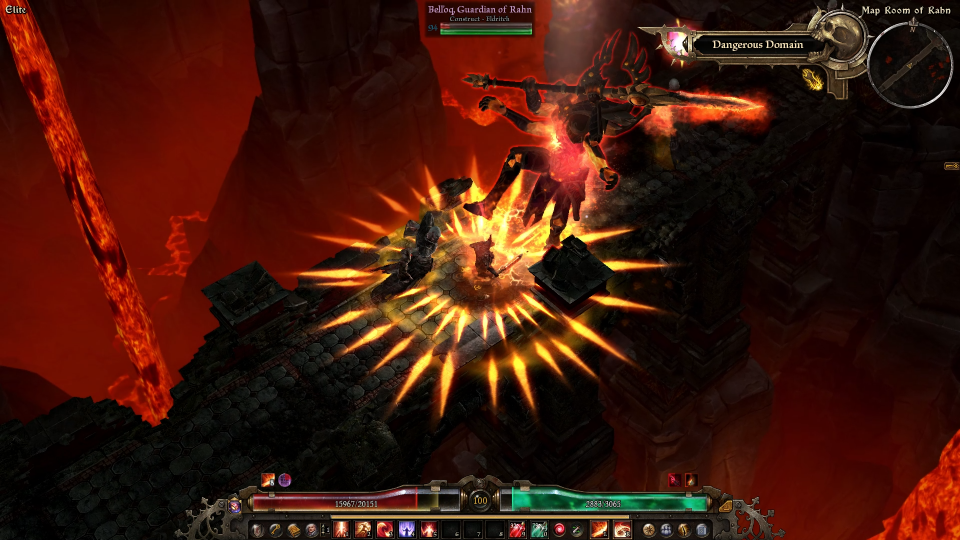 Screenshot aus der zweiten Erweiterung von Grim Dawn: Fallen Gods