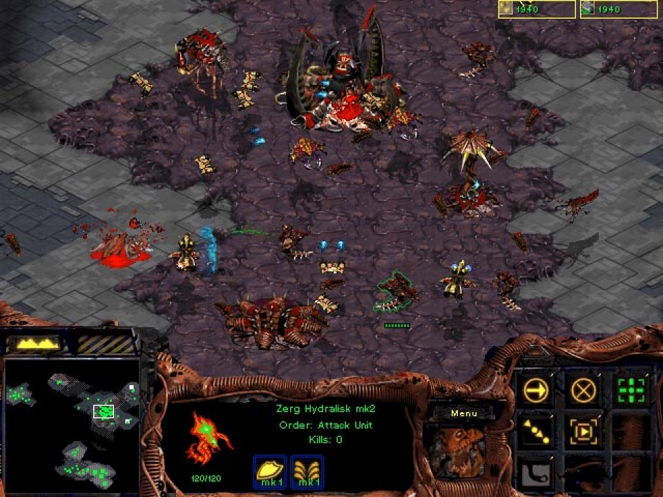 Beta-Version: Auch die Drohnen und Vergifter der Zerg konnten noch fliegen.