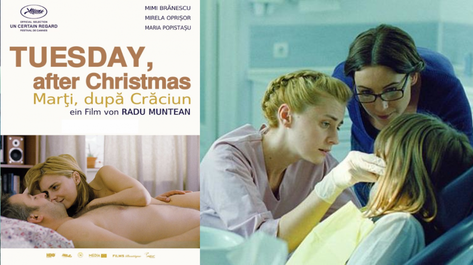 Kinoplakat und Szenenbild zu 'Tuesday, after Christmas'