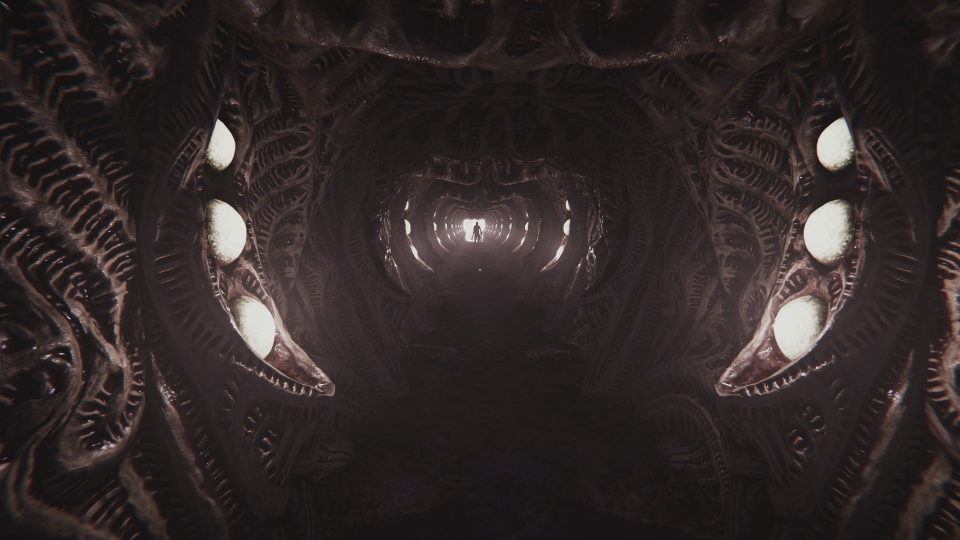 Beim Leveldesign haben sich die Macher von H.R. Giger inspirieren lassen. An manchen Stellen erinnert Lust from Beyond daher ein wenig an das Horror-Abenteuer Scorn.