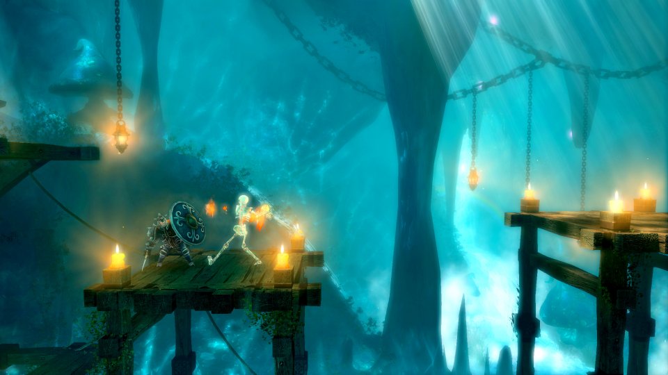 Allein ist Trine gut, brillant wird es erst im Koop-Modus für drei Spieler.