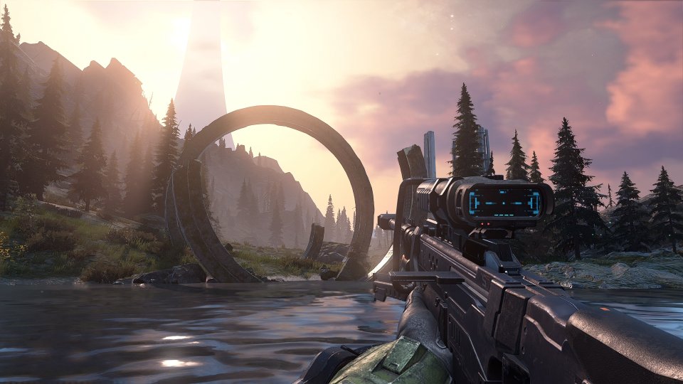 Hübsche Beleuchtung, schönes Design: Die Grafik von Halo Infinite geht völlig in Ordnung.